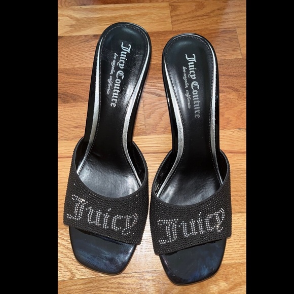 Brand new iconic Juicy Couture rhinestone heels - Picture 1 of 4